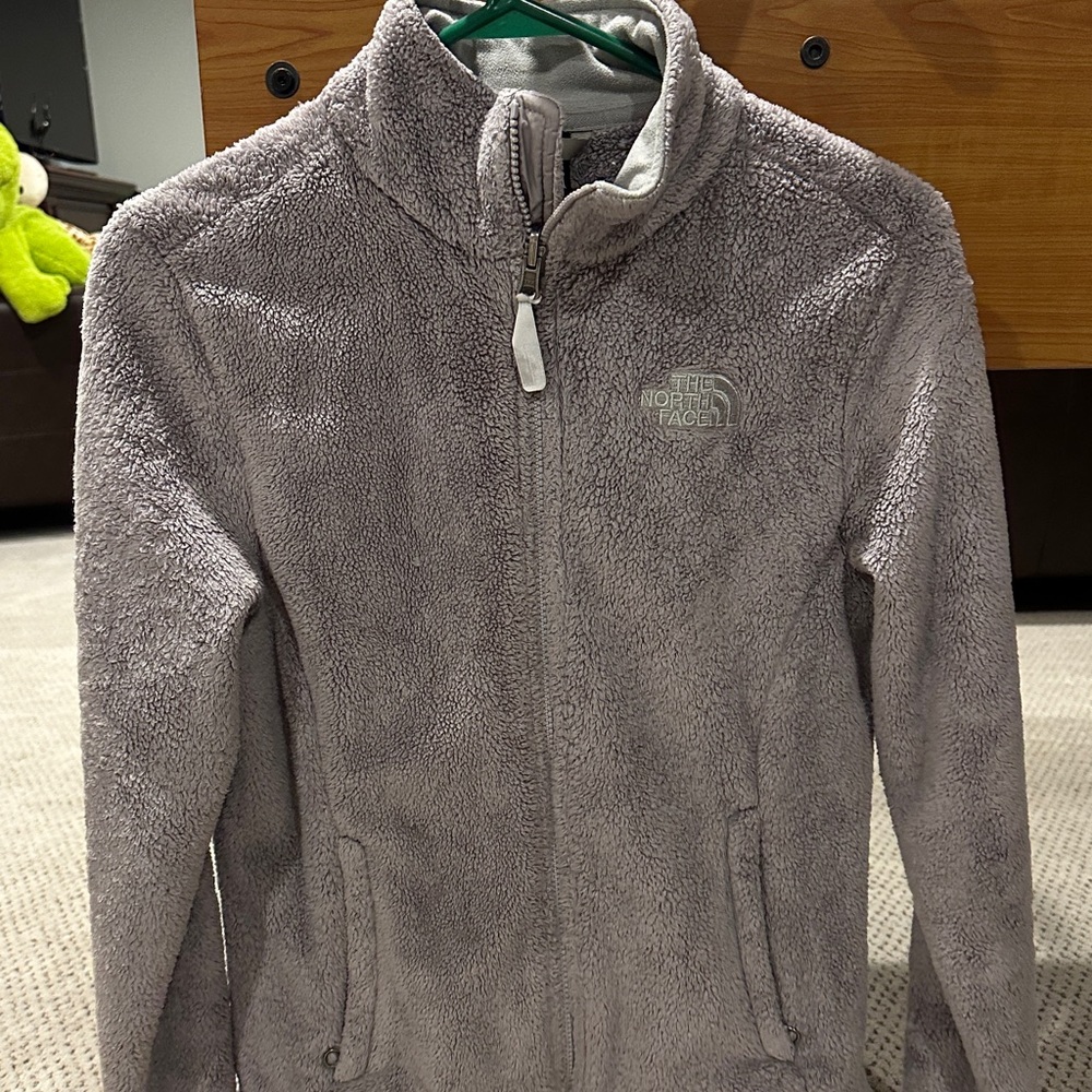 The North Face Osito Light Gray Fleece Jacket